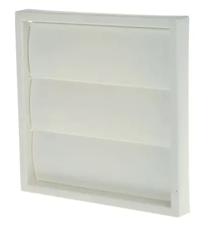 Produktfoto 1 von Vent-Axia Parallel Kunststoff Lüftungsgitter Weiß 140 mm 140mm 30 mm