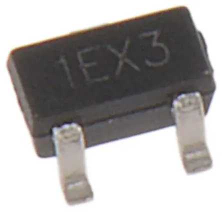 Produktfoto 1 von DiodesZetex Oberfläche Transistor NPN 45 V / 100 mA, SOT-523 3-Pin