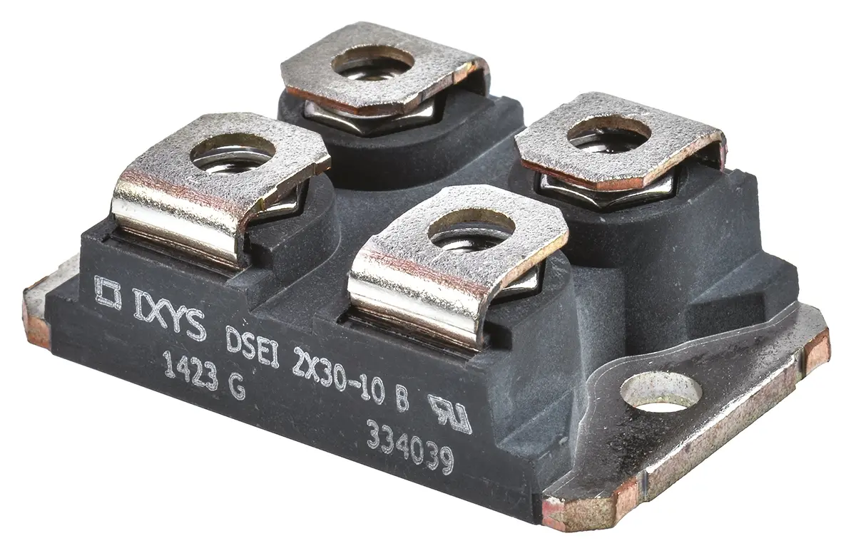 IXYS DSEI2X30-10B Panel Diode Wechselnd Isoliert, 1 kV / 30 A, 4-Pin SOT-227