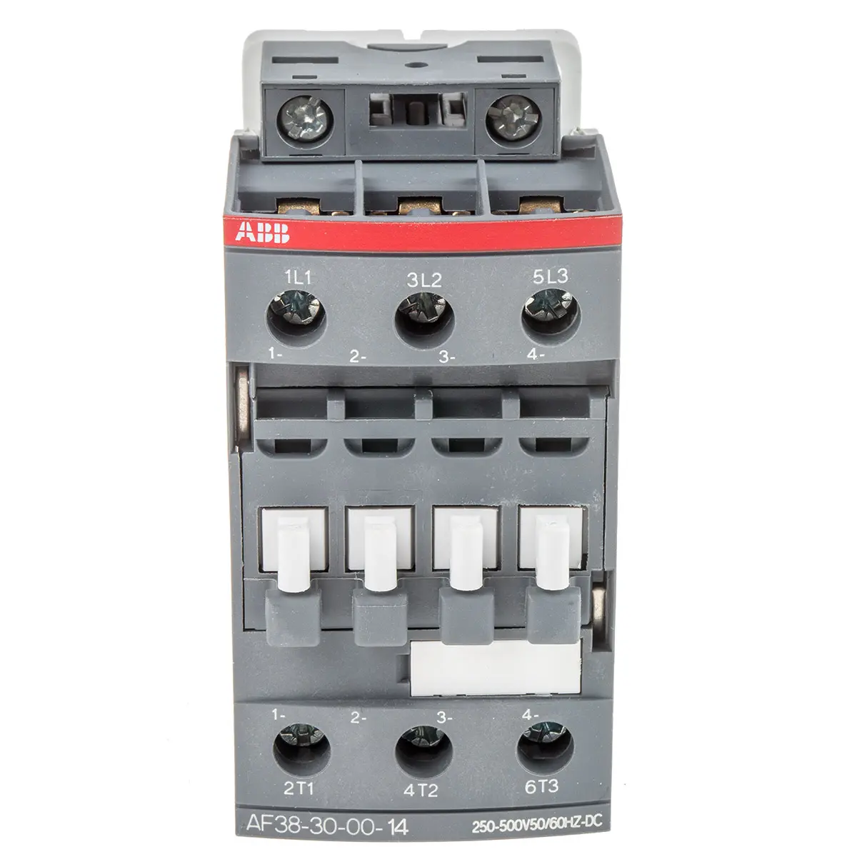Produktfoto 1 von ABB AF38 Schütz 250V ac/dc, 500 V ac/dc-Spule, 3-polig, 690V ac / 24 A 500V ac/dc 18.5 kW 3 Schließer Motorsteuerung