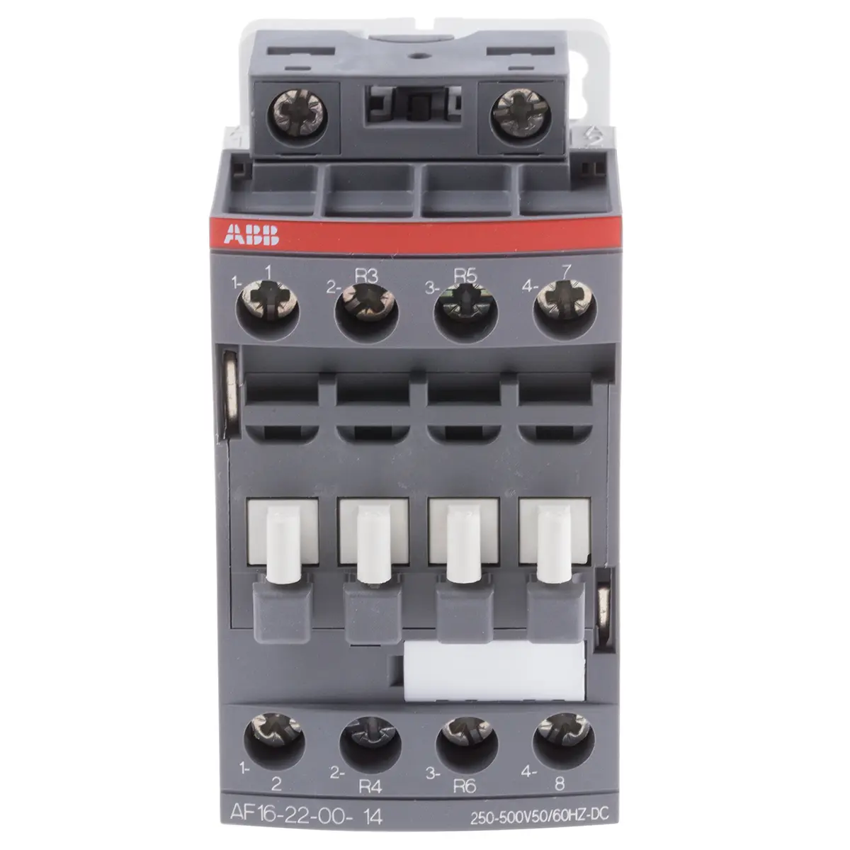 ABB AF16 Schütz 250/500 V ac/dc-Spule, 4-polig, 690V ac 500 V ac/dc 7.5 kW 2 Schließer/2 Öffner Motorsteuerung