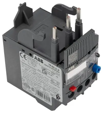 Produktfoto 1 von ABB TF42 Thermisches Überlastrelais, / 1.7A, 2.3 A 2 W 1 Schließer/1 Öffner / 2.3A 3P, 88.3 mm x 45mm
