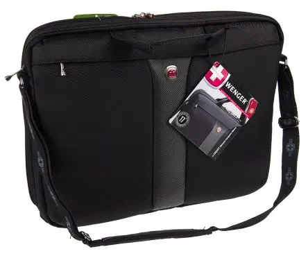 Produktfoto 1 von Wenger Legacy Laptoptasche bis 17 Zoll, Tasche Schwarz Nylon 445 mm 800 g
