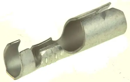 Produktfoto 1 von TE Connectivity Buchse 170021 ø 4 mm Unisoliert 20 AWG Kabelschuh Rundstecker 14 AWG