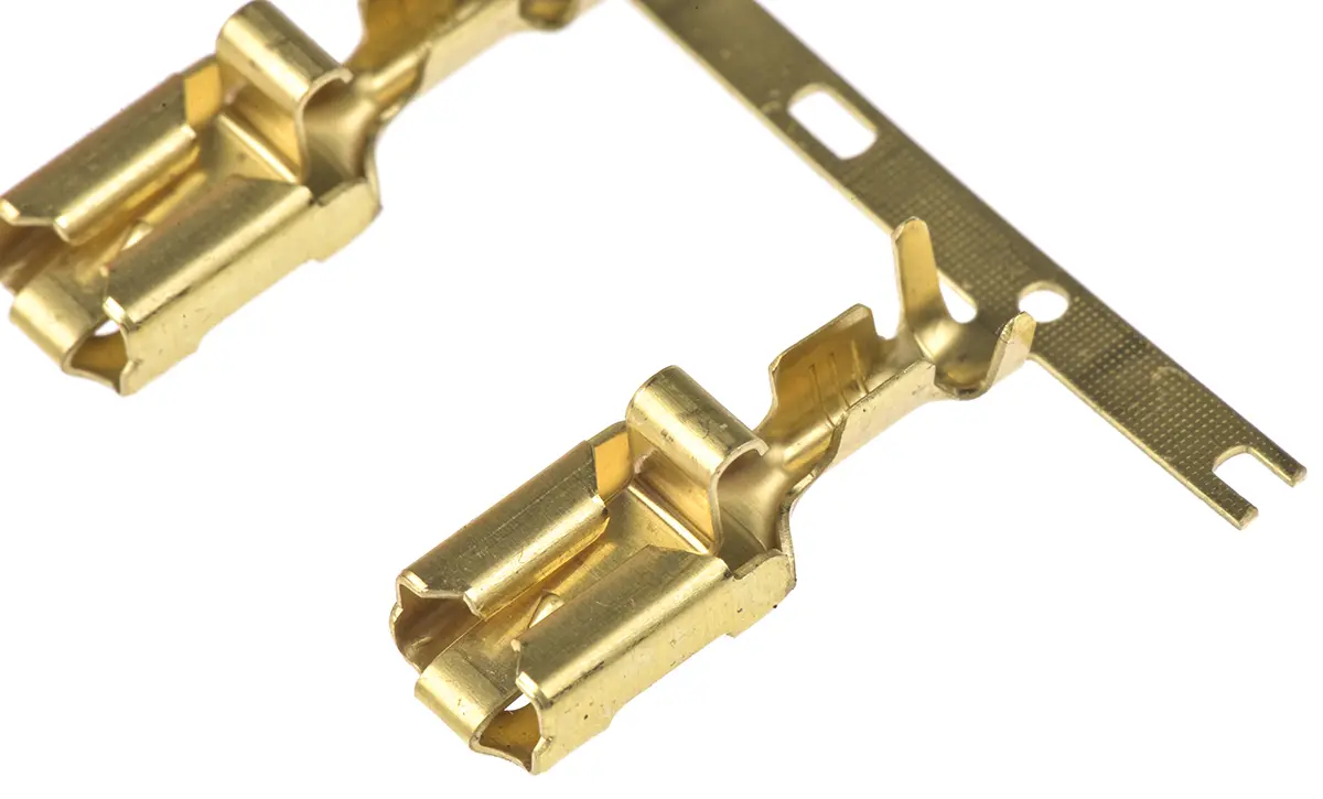 Produktfoto 1 von TE Connectivity Positive Lock .250 Mk I Flachsteckhülse, Unisoliert, 6.35 x 0.81mm, Buchse, 0.5mm² - 2.27mm², 20AWG min