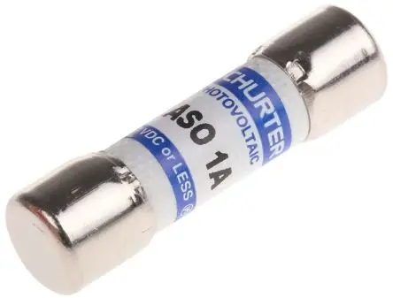 Produktfoto 1 von Schurter ASO 10.3x38 Patronensicherung F / 1A 10 x 38 mm 1kV dc Melamin gPV