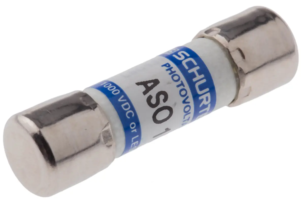 Produktfoto 1 von Schurter ASO 10.3x38 Patronensicherung F / 10 A 10 x 38 mm 1 kV dc Melamin gPV