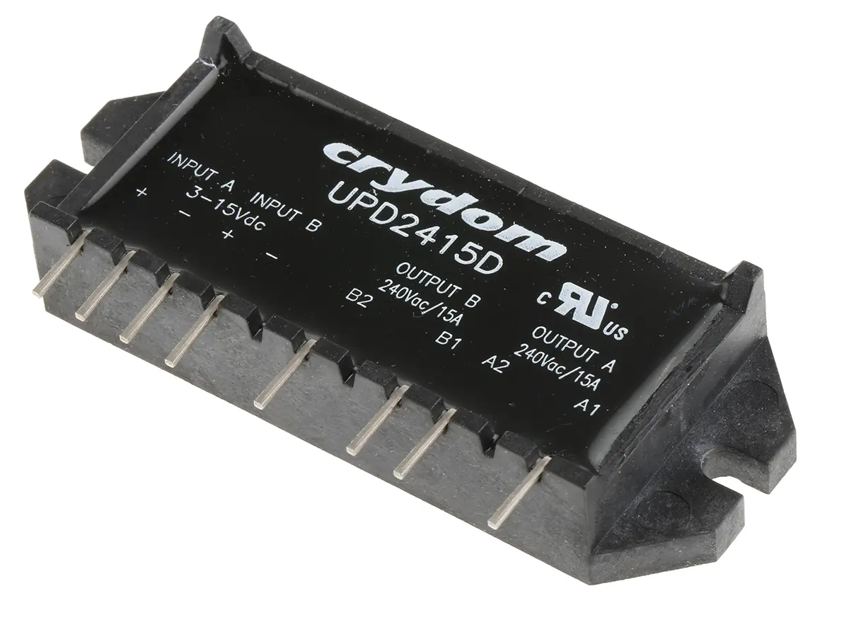Produktfoto 1 von Sensata Crydom THT Halbleiterrelais mit Nulldurchgang 280 V rms / 15 A rms