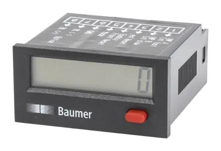 Produktfoto 1 von Baumer ISI30 Zähler Bidirektional Zähler LCD 8-stellig, Impuls, max. 7 kHz