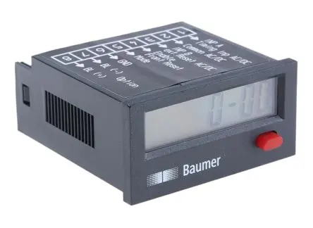 Produktfoto 1 von Baumer ISI34 Stundenzähler Zähler LCD 8-stellig, Addierend