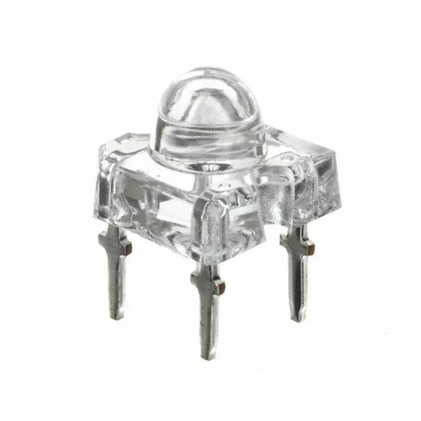 Produktfoto 1 von Bivar Orca R THT LED Weiß 3,2 V, 45 °, 4-Pin Super Flux
