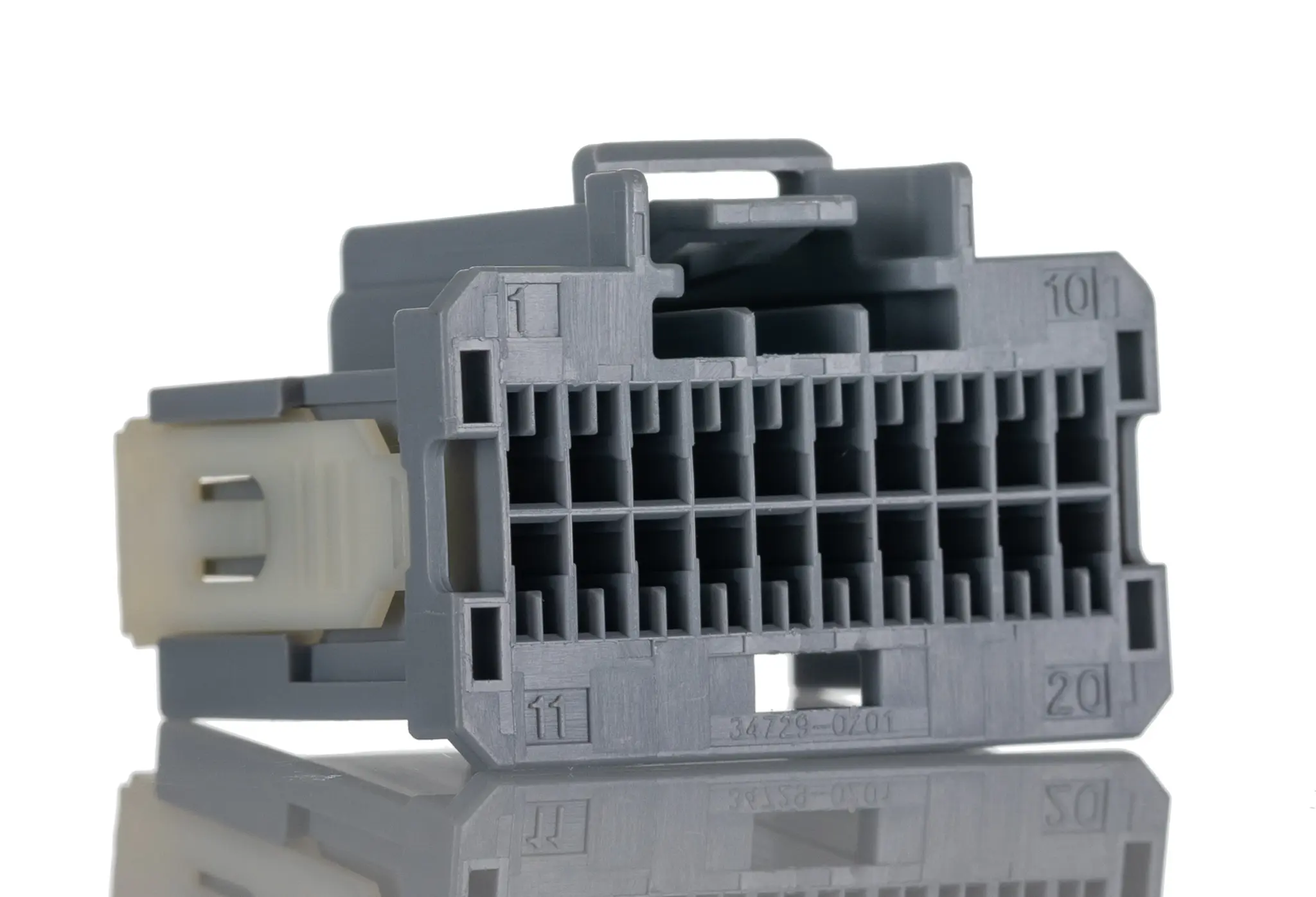 Produktfoto 1 von Molex Stac64  Automotive, Kfz-Steckverbinder, Leiterplattensteckverbinder, Buchse, 20-polig, Grau / 2-reihig, 10A