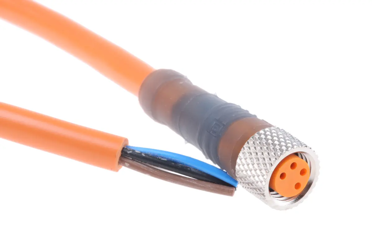 Produktfoto 1 von Lumberg RKMV, 4-polig Sensor-Betätigungselementkabel, M8, Gerade, Gerade Buchse / Gerade, Nicht abgeschlossen, Nicht