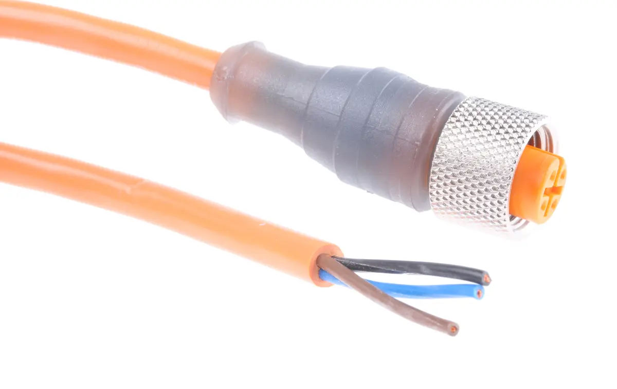 Produktfoto 1 von Lumberg RKT, 3-polig Sensor-Betätigungselementkabel, Gerade Buchse / Nicht abgeschlossen, Länge 2 m
