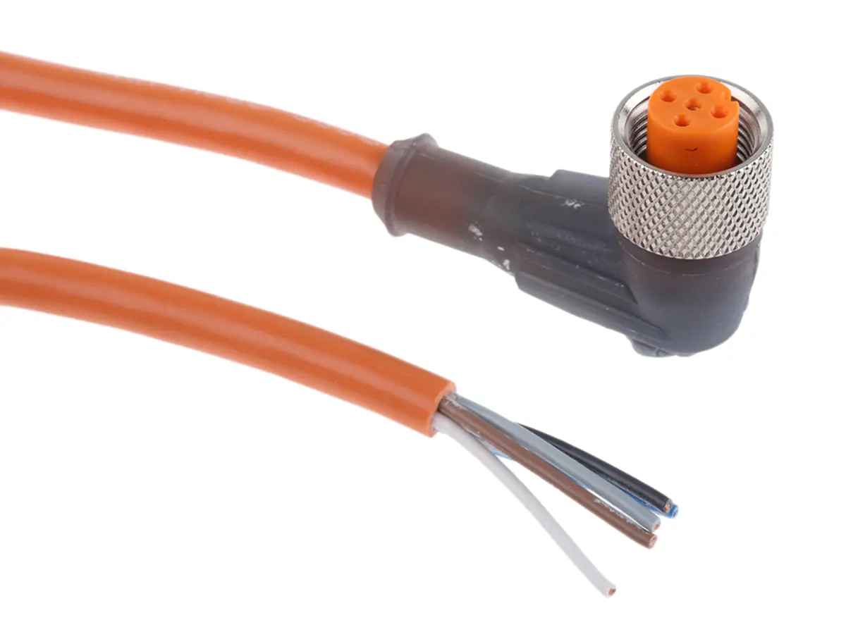 Produktfoto 1 von Lumberg RKWT, 5-polig Sensor-Betätigungselementkabel, M12 Buchse / Freies Ende Nicht abgeschlossen, Länge 2 m