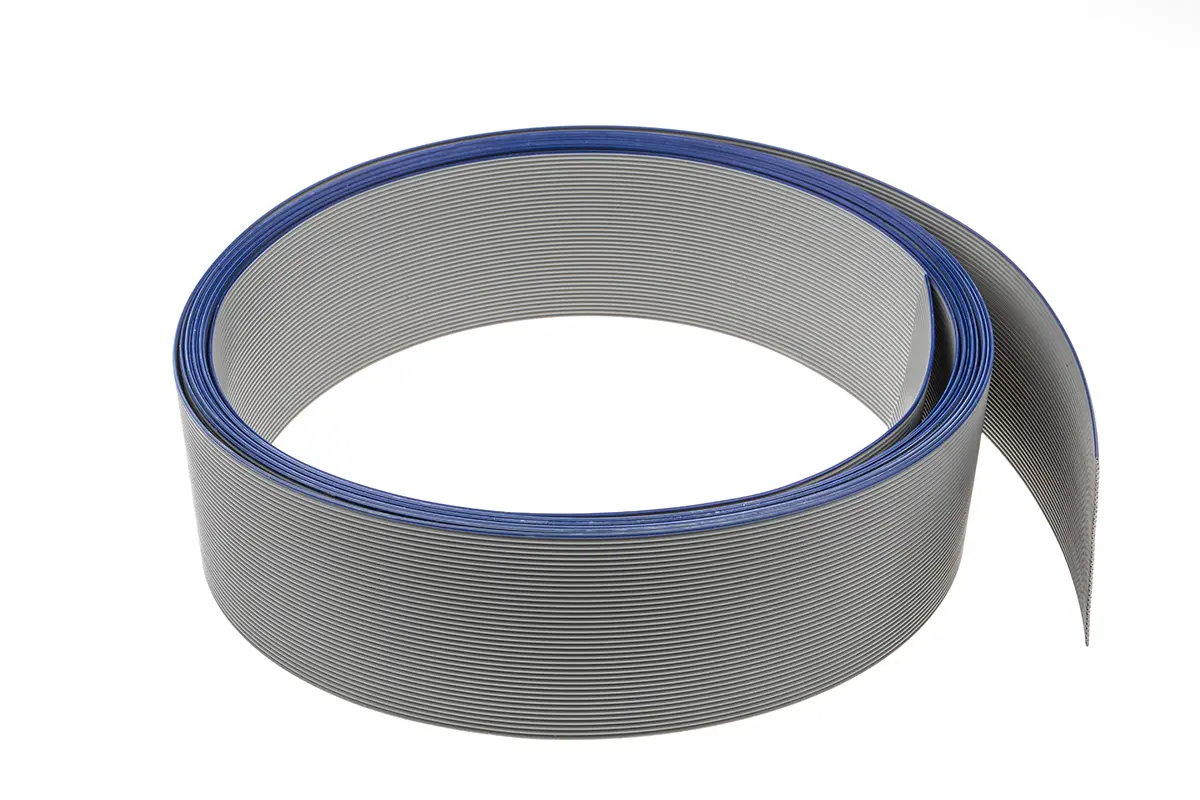Produktfoto 1 von 3M HF365 Flachbandkabel Grau, 40-adrig AWG28, Raster 1.27mm