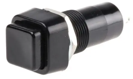 Produktfoto 1 von Lumberg PBS-001A Druckschalter Rastend Panel Ø 12 mm, SPST / 3A 250 V ac, IP40, IP67