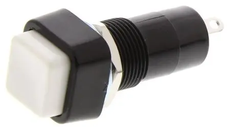 Produktfoto 1 von Lumberg PBS-001B Druckschalter Tastend Panel Ø 12 mm, SPST / 3A 250 V ac, IP40, IP67