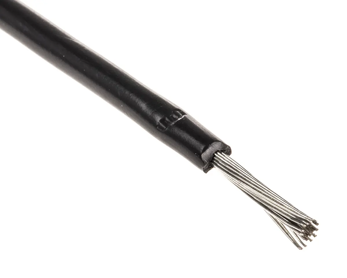 Produktfoto 1 von Lapp Einzeladerleitung 1,5 mm², 15 AWG 100m Schwarz PVC isoliert Ø 3.1mm UL1015