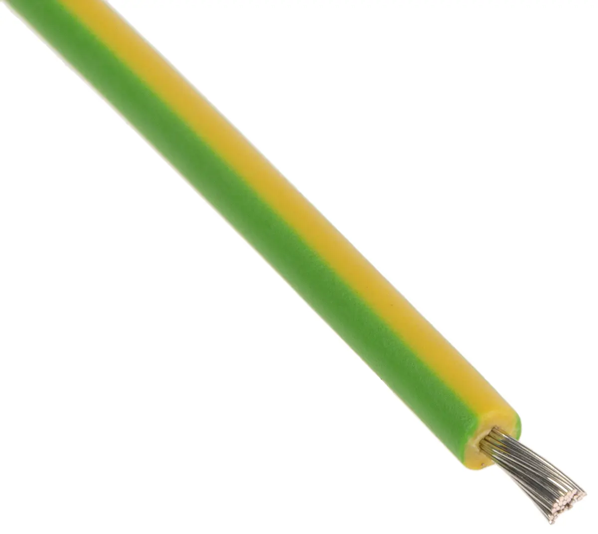 Produktfoto 1 von Lapp Einzeladerleitung 0,75 mm², 18 AWG 100m Grün/Gelb PVC isoliert Ø 2.7mm UL1015