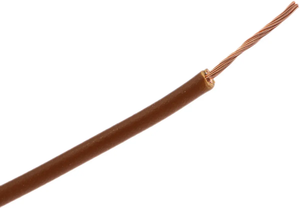 Produktfoto 1 von Lapp Einzeladerleitung 0,75 mm², 18AWG 100m Braun PVC isoliert Ø 2.4mm 24/32 Litzen