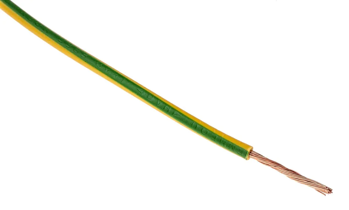 Produktfoto 1 von Lapp Einzeladerleitung 1,5 mm² 100m Grün/Gelb PVC isoliert Ø 3.4mm 30 / 30 Litzen