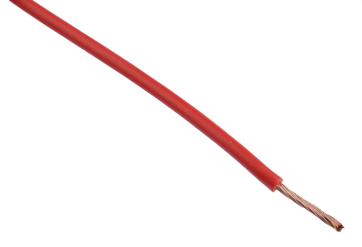 Produktfoto 1 von Lapp Einzeladerleitung 1,5 mm² 100m Rot PVC isoliert Ø 3mm 30 / 30 Litzen