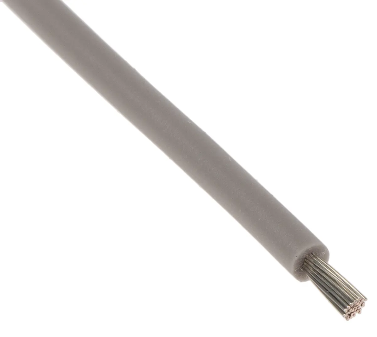 Produktfoto 1 von Lapp Einzeladerleitung 1 mm², 17 AWG 100m Grau Silikon isoliert Ø 2.5mm 19/0,25 mm Litzen