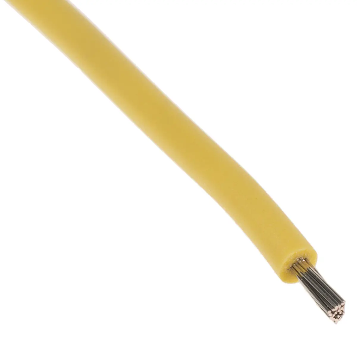 Produktfoto 1 von Lapp Einzeladerleitung 0,75 mm², 18 AWG 100m Gelb Silikon isoliert Ø 2.4mm 19/0,25 mm Litzen