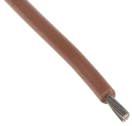 Produktfoto 1 von Lapp ÖLFLEX HEAT Schaltdraht 1 mm² 100 m Braun Ø 2.5 mm 19 Litzen Silikon