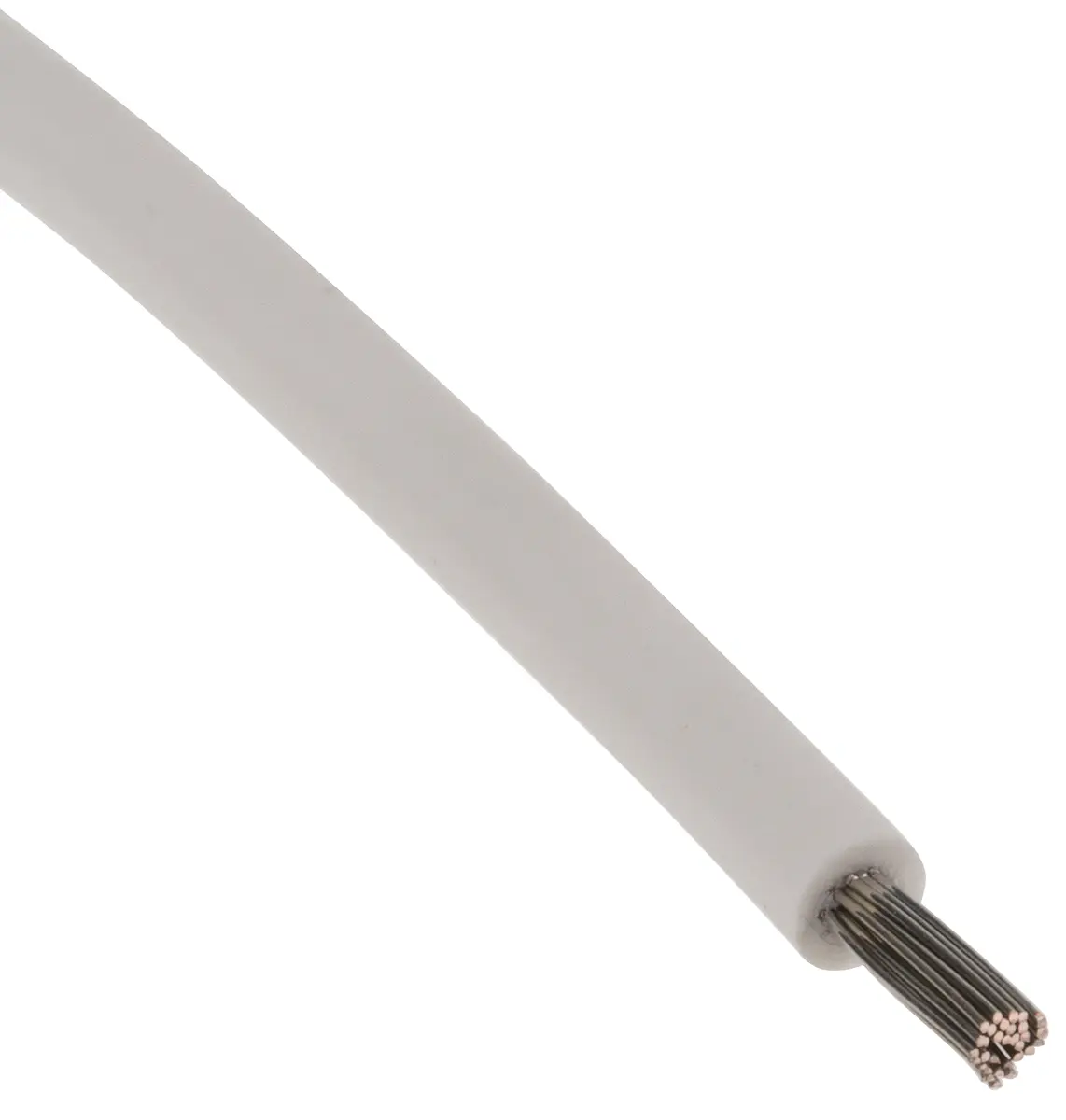 Produktfoto 1 von Lapp Einzeladerleitung 1 mm², 17 AWG 100m Weiß Silikon isoliert Ø 2.5mm 19/0,25 mm Litzen