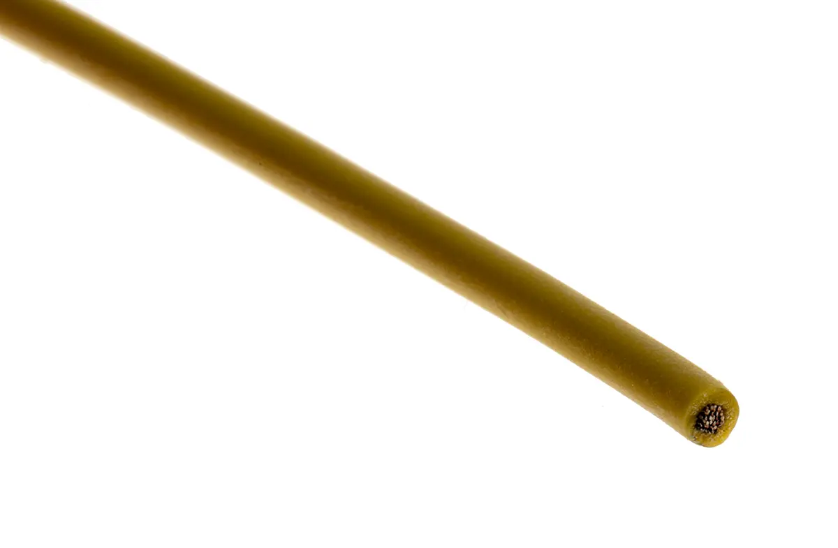 Produktfoto 1 von Lapp Einzeladerleitung 1 mm², 17 AWG 100m Gelb Silikon isoliert Ø 2.5mm 19/0,25 mm Litzen