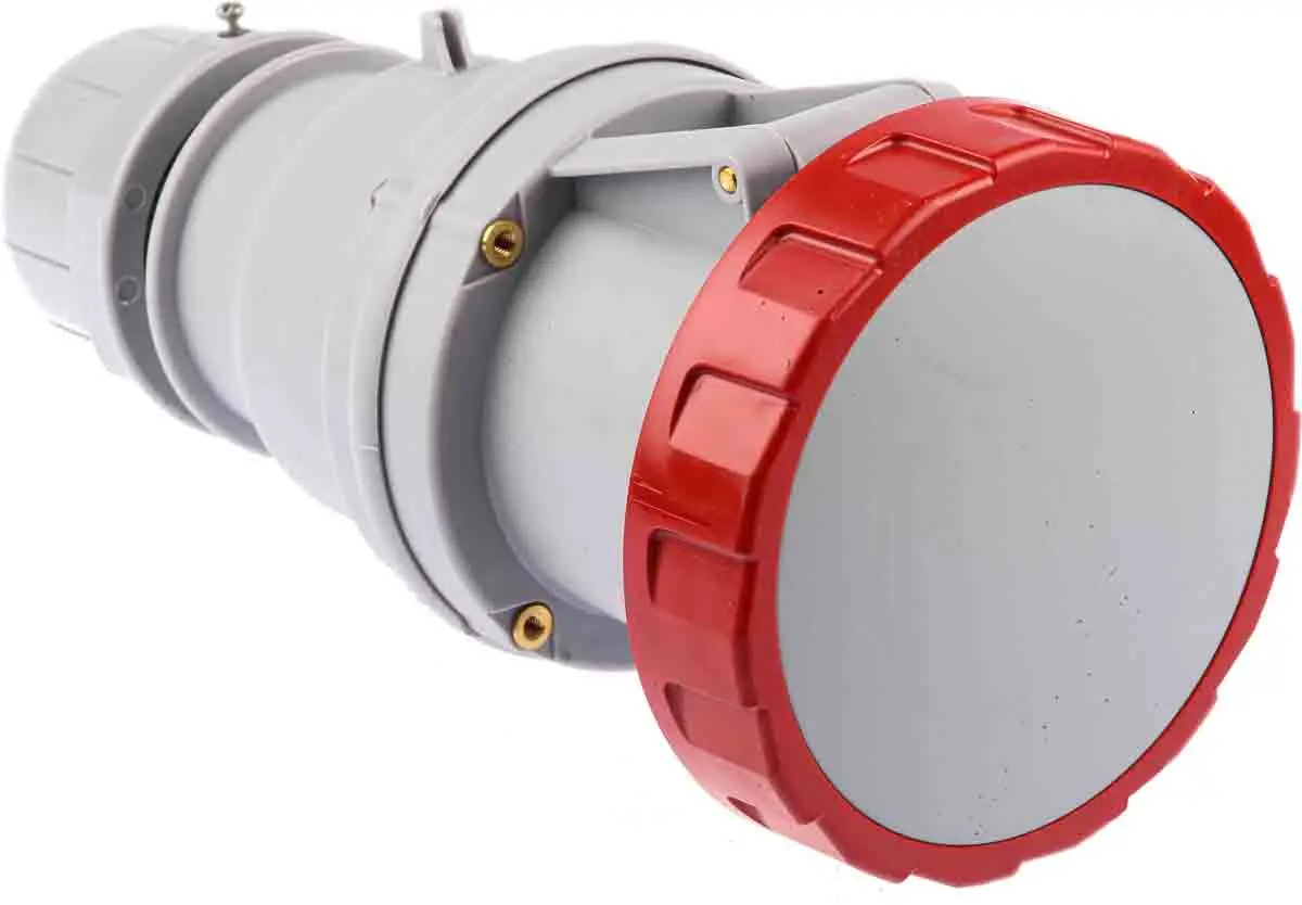 Scame Leistungssteckverbinder Buchse Rot 3P + E, 415 V / 63A, Kabelmontage IP66, IP67
