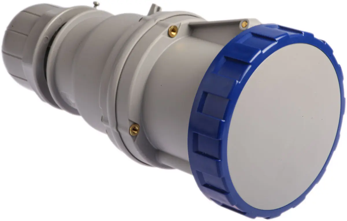 Produktfoto 1 von Scame Leistungssteckverbinder Blau, 230V / 63A, Kabel IP66, IP67