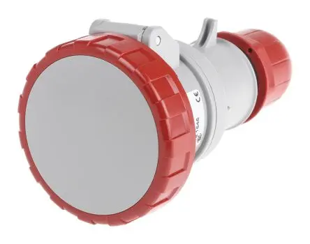 Produktfoto 1 von Scame Optima Leistungssteckverbinder Rot, 415V 2P+PE / 16A, Kabel IP66, IP67