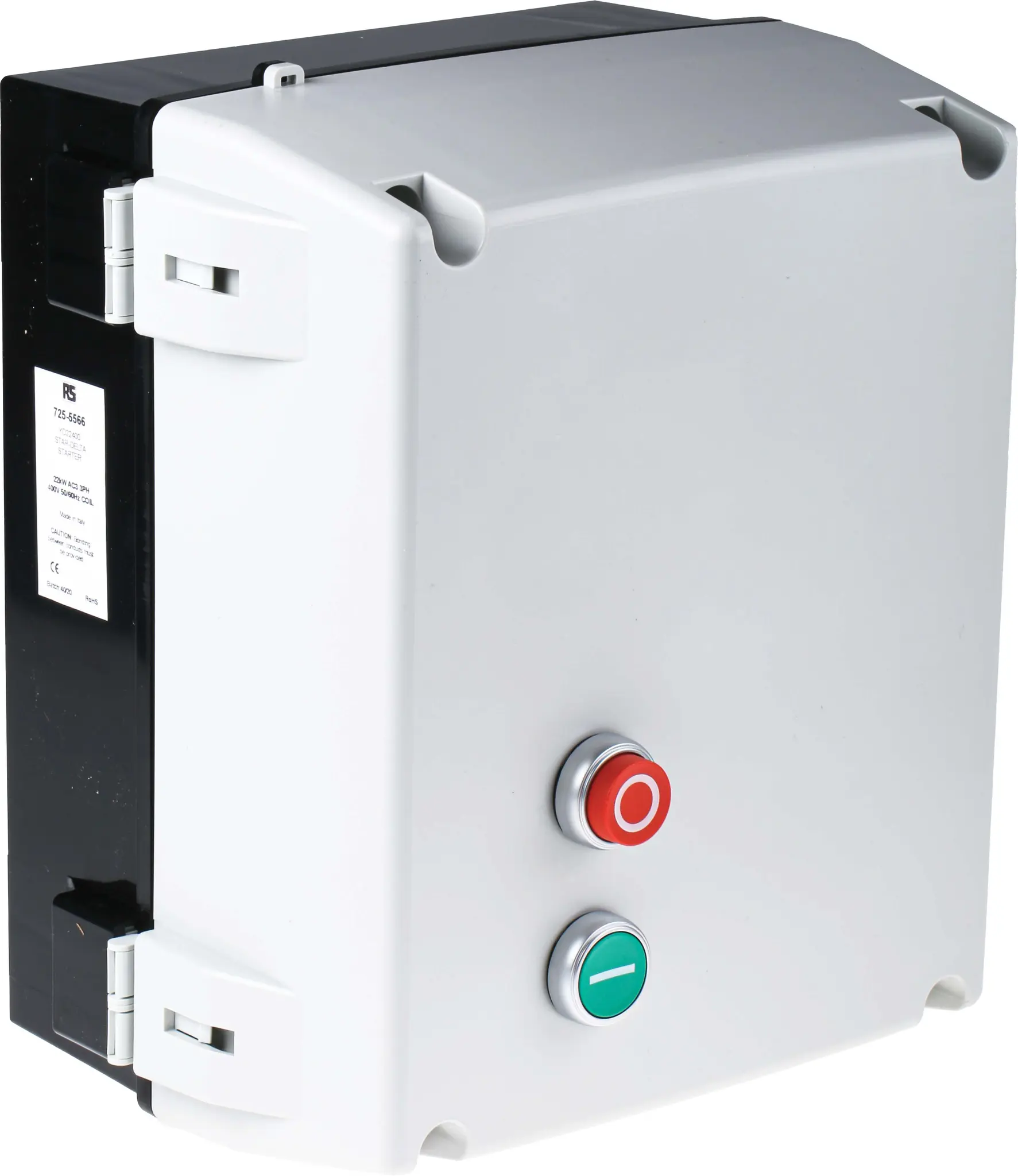Produktfoto 1 von RS PRO Stern-Dreieck-Starter 3-phasig 22 kW, 400 Vac / 24 → 32 A