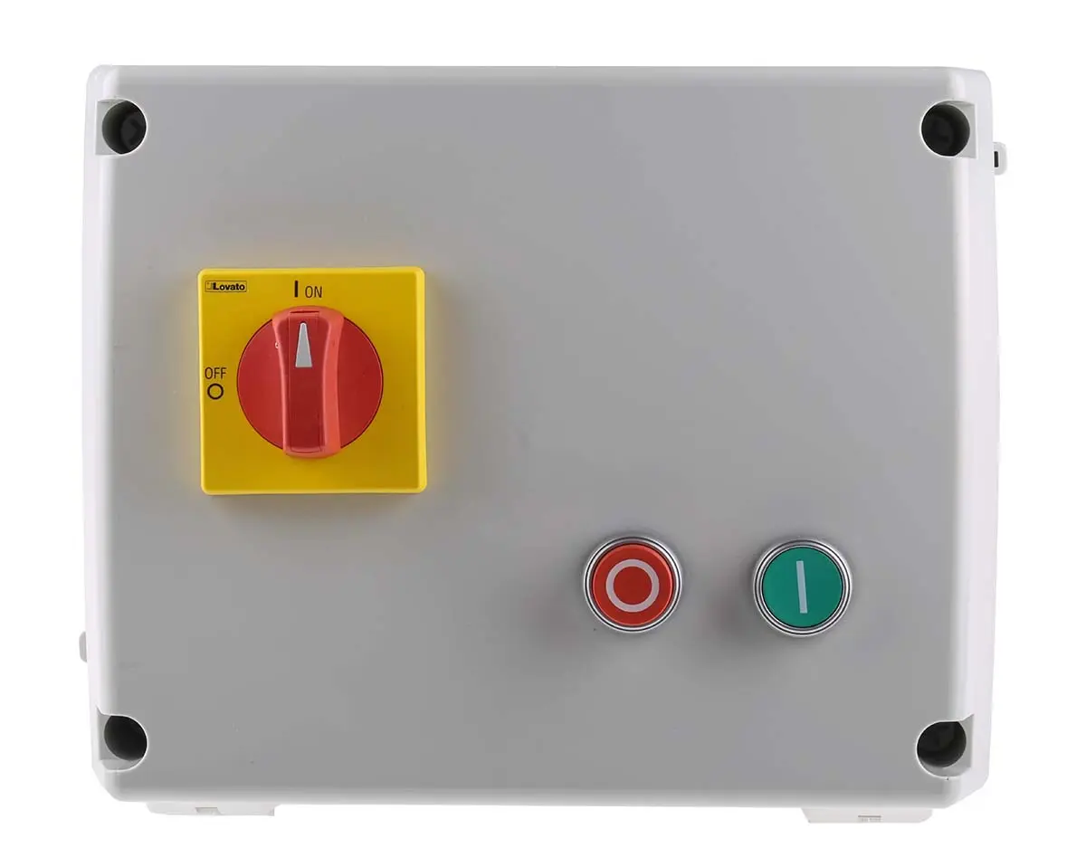 Produktfoto 1 von RS PRO Stern-Dreieck-Starter 3-phasig 15 kW, 400 Vac / 13 → 18 A