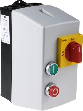 Produktfoto 1 von RS PRO Direktstarter 230V ac 3-phasig 5.5 kW, IP65 / 14A, 9 A