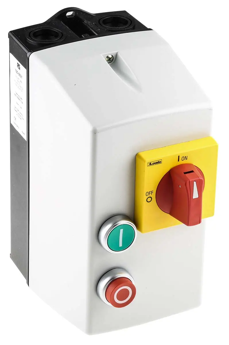 Produktfoto 1 von RS PRO Direktstarter 3-phasig 7,5 kW, 400 Vac / 13 → 18 A, Automatik