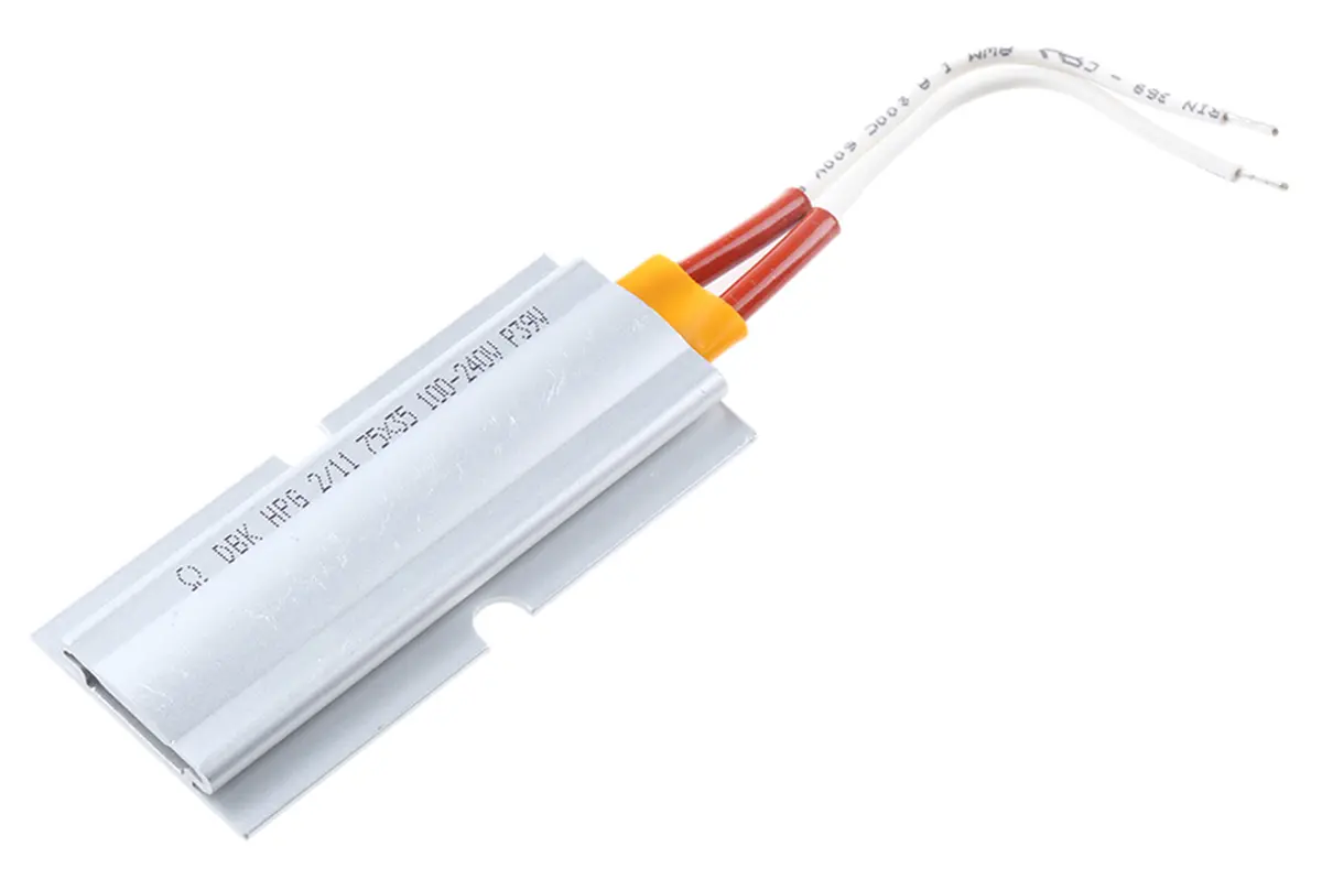 Produktfoto 1 von DBK Enclosures Heizelement 50 W / 100 → 240 V ac/dc, 75mm x 36mm, Länge 7.5mm