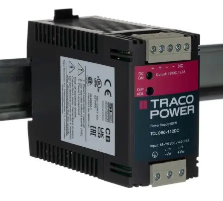 Produktfoto 1 von TRACOPOWER TCL DC/DC Konverter, 12V dc OUT / 5 A 75V dc