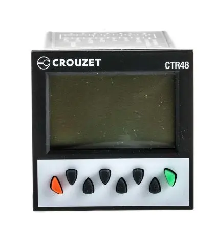 Produktfoto 1 von Crouzet CTR48 Zähler Zähler LCD Manuell 6-stellig 30V dc, Stunden, max. 40 kHz