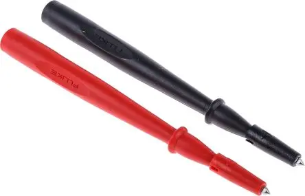 Produktfoto 1 von Fluke Prüfspitze Rot, Schwarz, Edelstahl Spitze, 1000V 10A