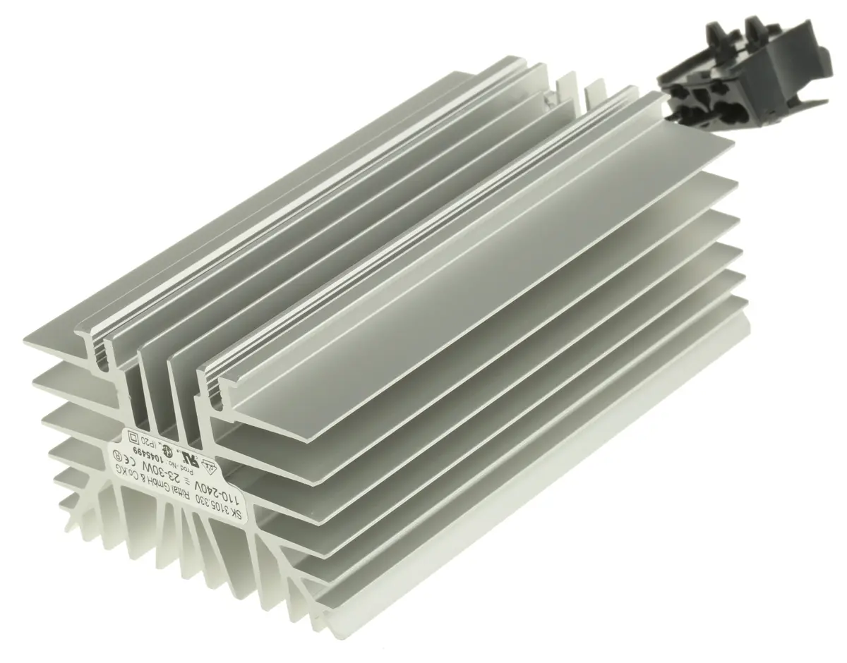 Produktfoto 1 von Rittal Schaltschrank-Heizung, 30W, 110 → 240V ac, H.  x 155mm, B , 64mm, T.  x 56mm 50/60Hz