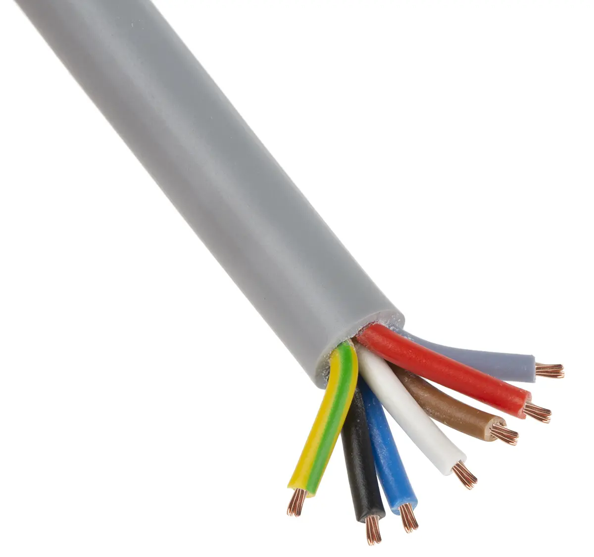 Produktfoto 1 von Lapp YY Steuerkabel, 7-adrig x 0.5 mm² 20 AWG Ungeschirmt Grau, 50 m, Polyvinylchlorid