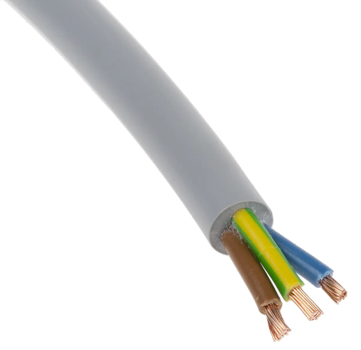 Produktfoto 1 von Lapp YY Steuerkabel, 3-adrig x 0.75 mm² 18 AWG Ungeschirmt Grau, 50 m, Polyvinylchlorid