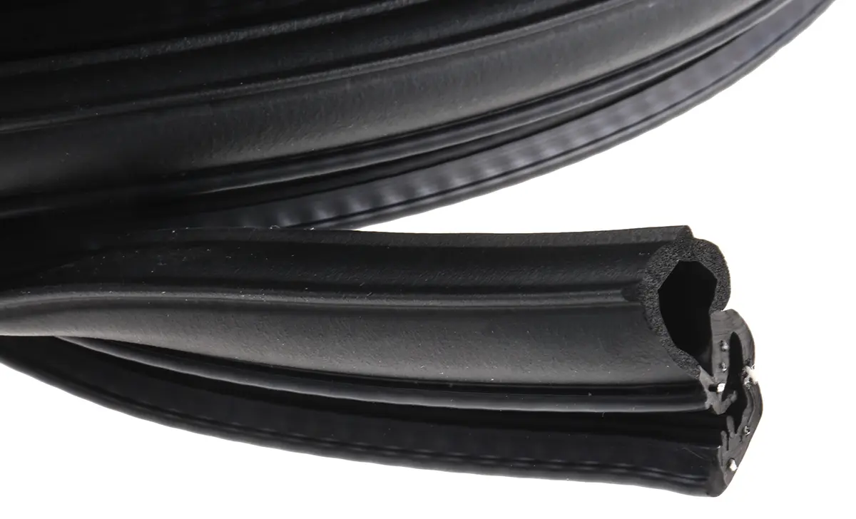 Produktfoto 1 von RS PRO Türdichtung, Kantenschutz, Ethylen-Propylen-Dien-Monomer, Schwarz, B. 16.2 mm, H. 17.9 mm, L. 20 m