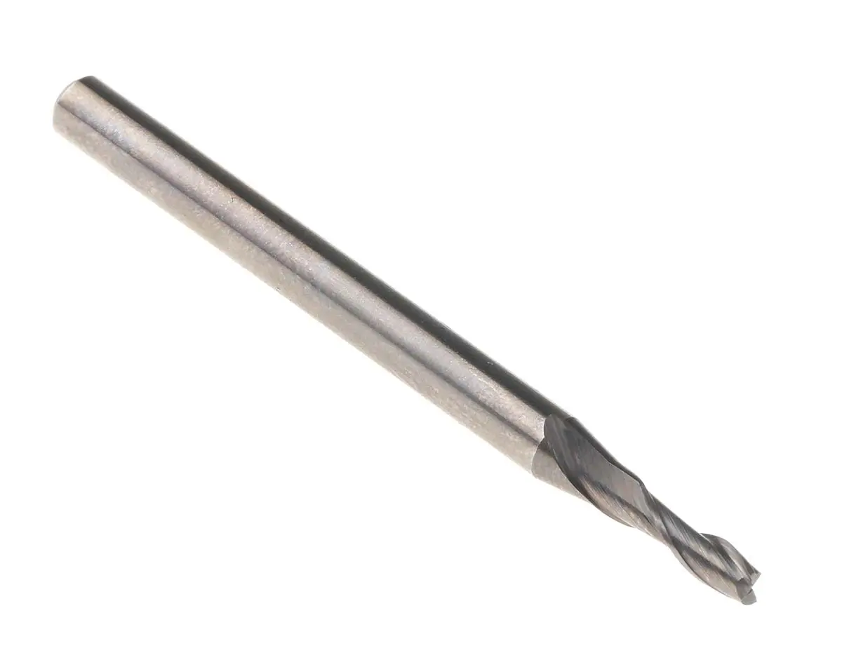 Produktfoto 1 von Dormer glatt Carbid Langlochfräser, Schneider-Ø 2 mm, Schaft-Ø 3mm, GL 38 mm, 2-schneidig