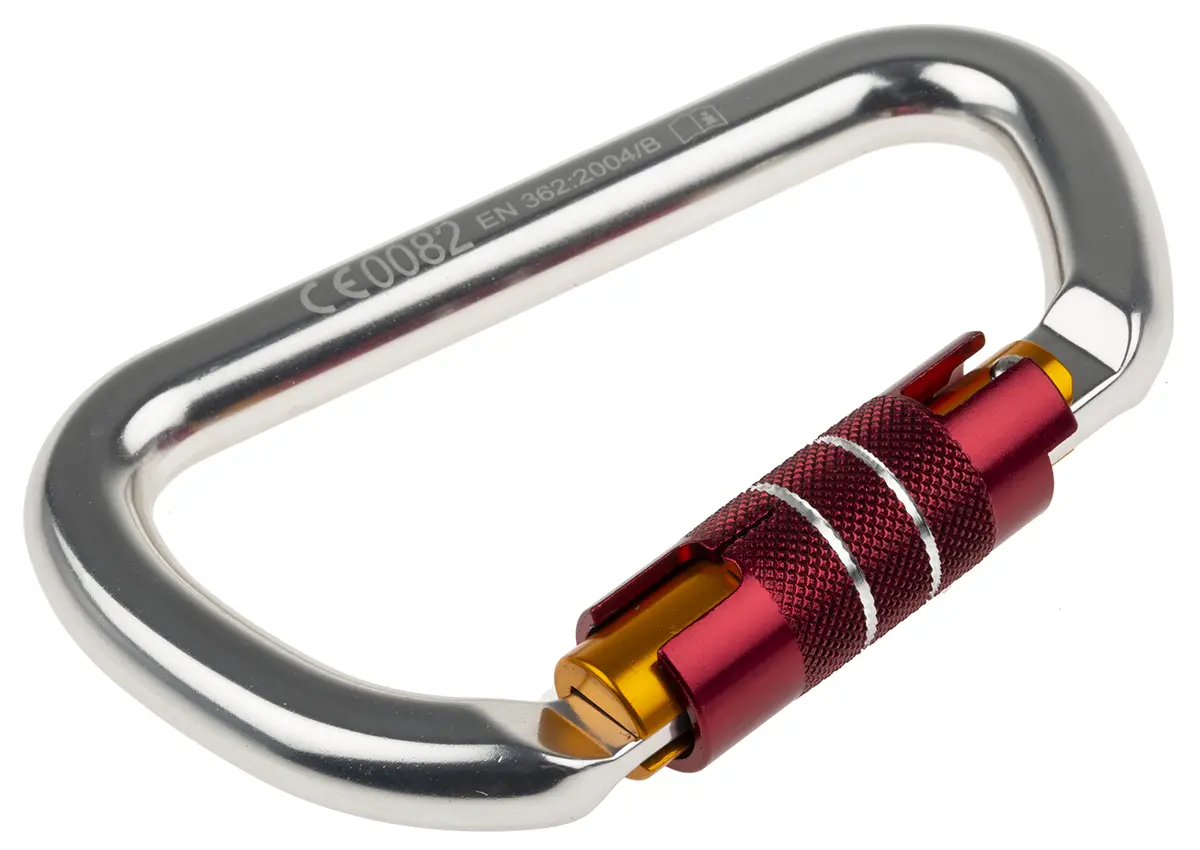 Produktfoto 1 von RS PRO Karabiner Legierungsstahl 23 mm Verdrehsicherung Karabiner