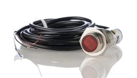 Produktfoto 1 von RS PRO VTF Zylinderförmig Optischer Sensor, Hintergrundunterdrückung, PnP Ausgang